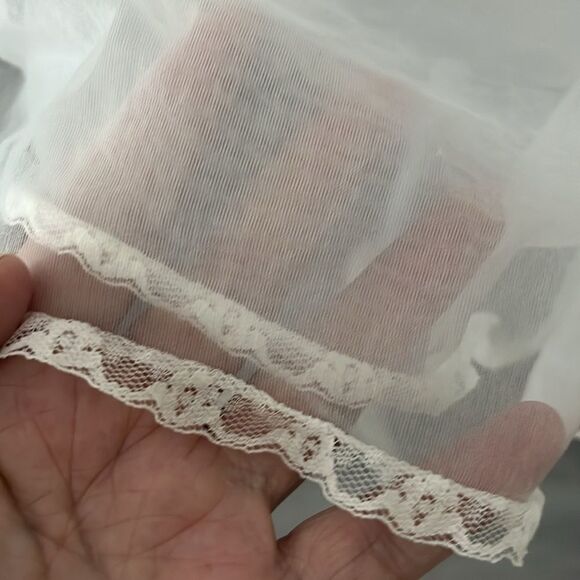 Vintage Sheer White Blouse - Picture 7 of 9